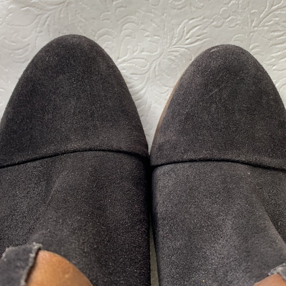 Rag & Bone Harrow Suede Stacked‎ Heel Booties - Picture 4 of 6